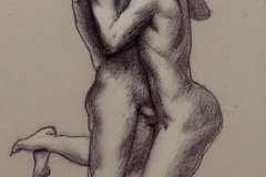 Sketch: Lover's embrace